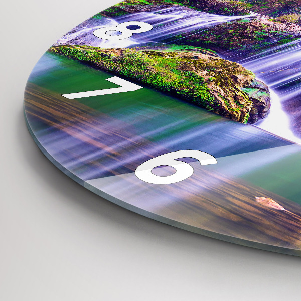 Okrúhle hodiny Vodopád Jiulong v Číne