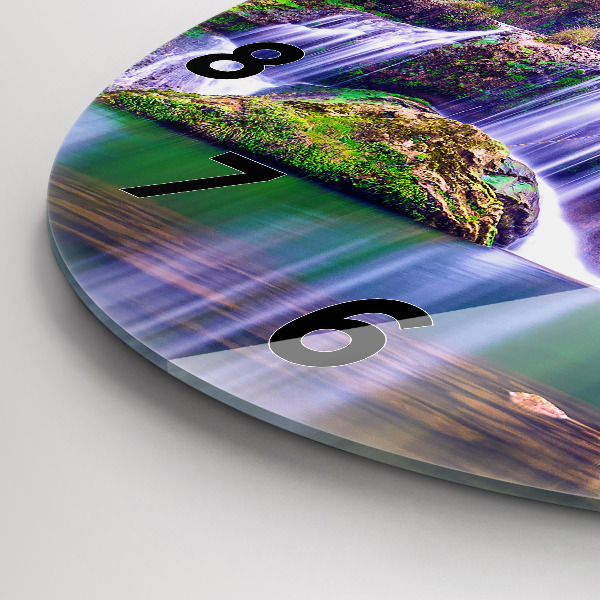 Okrúhle hodiny Vodopád Jiulong v Číne