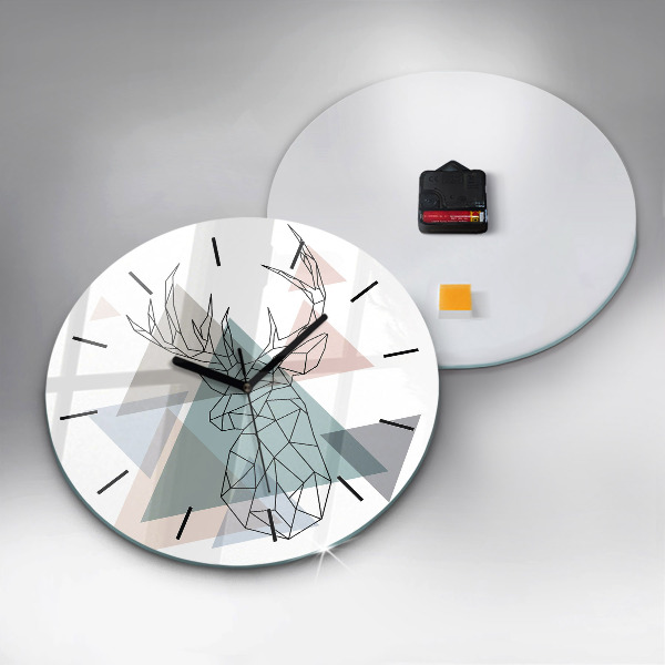 Okrúhle hodiny Sob v škandinávskom štýle