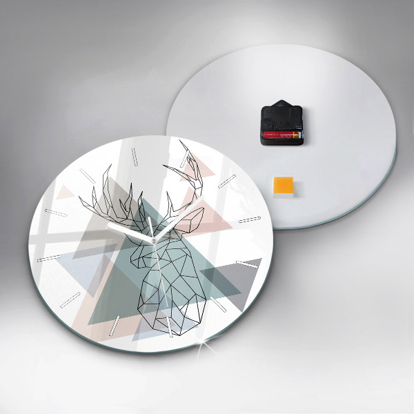 Okrúhle hodiny Sob v škandinávskom štýle