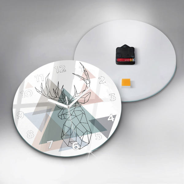 Okrúhle hodiny Sob v škandinávskom štýle