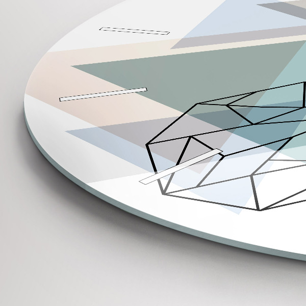 Okrúhle hodiny Sob v škandinávskom štýle