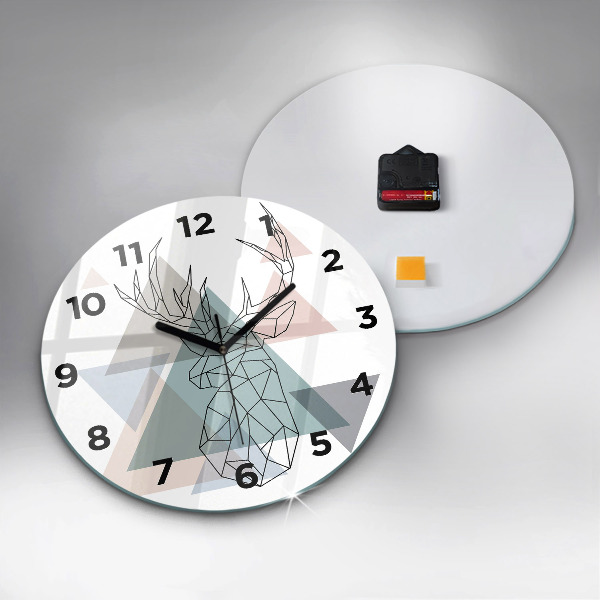 Okrúhle hodiny Sob v škandinávskom štýle