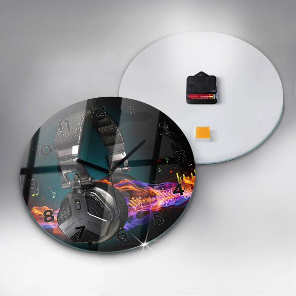 Okrúhle hodiny Slúchadlá a zvukové vlny