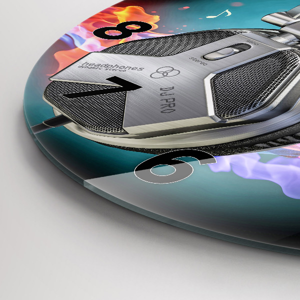 Okrúhle hodiny Slúchadlá a zvukové vlny