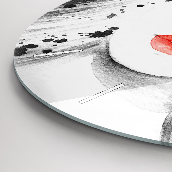 Okrúhle hodiny Žena v klobúku