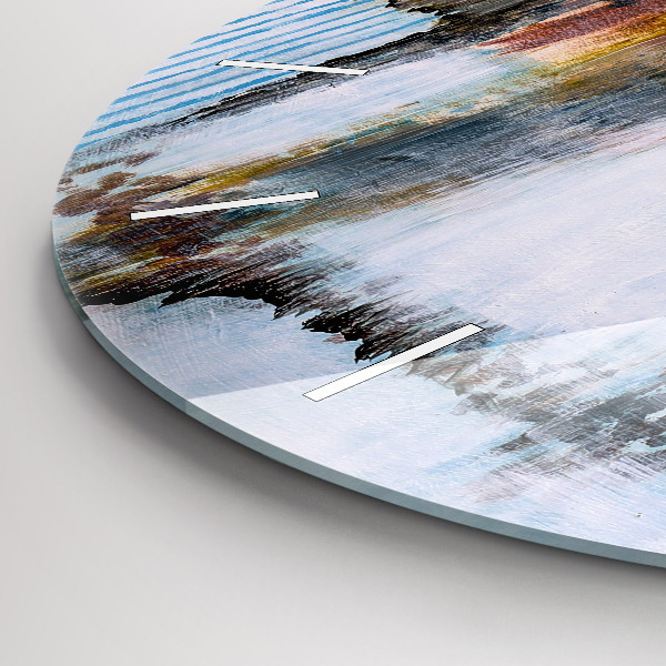 Okrúhle hodiny Abstrakcia