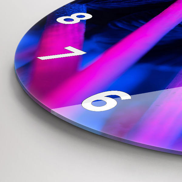 Okrúhle hodiny Magické farebné huby