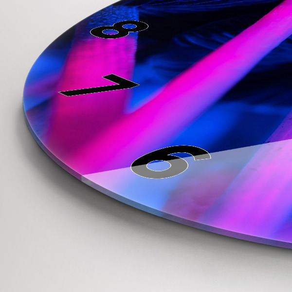 Okrúhle hodiny Magické farebné huby