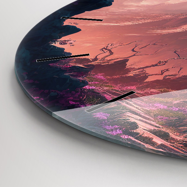 Okrúhle hodiny Čarovný les a hory