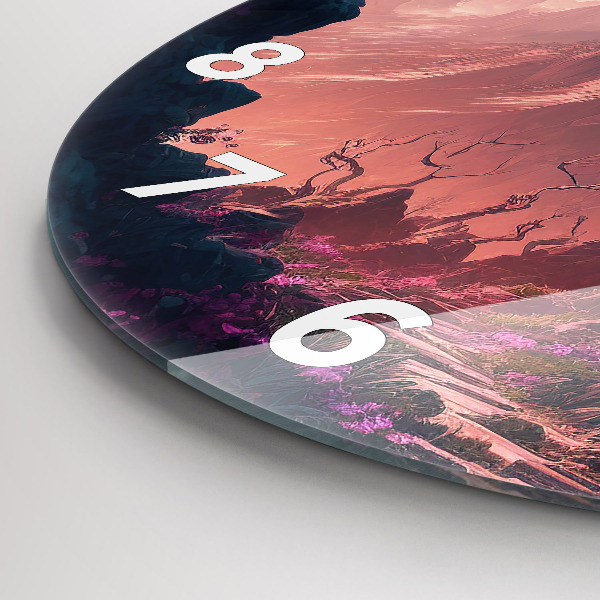 Okrúhle hodiny Čarovný les a hory