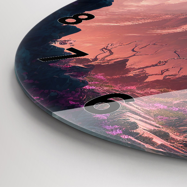 Okrúhle hodiny Čarovný les a hory