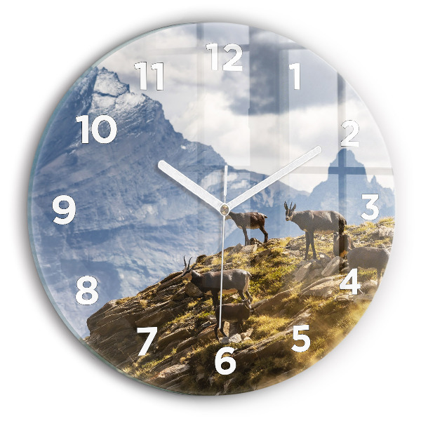 Okrúhle hodiny Koza v údolí Aosta
