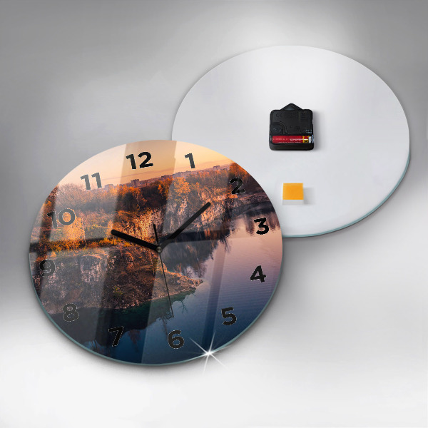 Okrúhle hodiny Krakovské jazero Zakrzówek