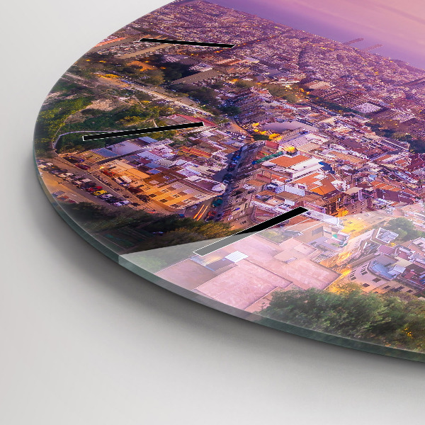 Okrúhle hodiny Barcelonské bunkre El Carmel