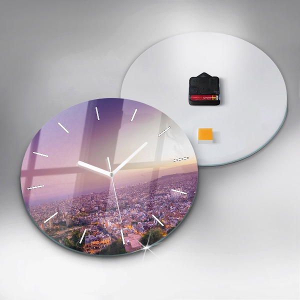 Okrúhle hodiny Barcelonské bunkre El Carmel