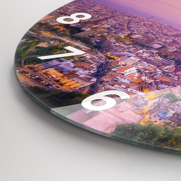 Okrúhle hodiny Barcelonské bunkre El Carmel