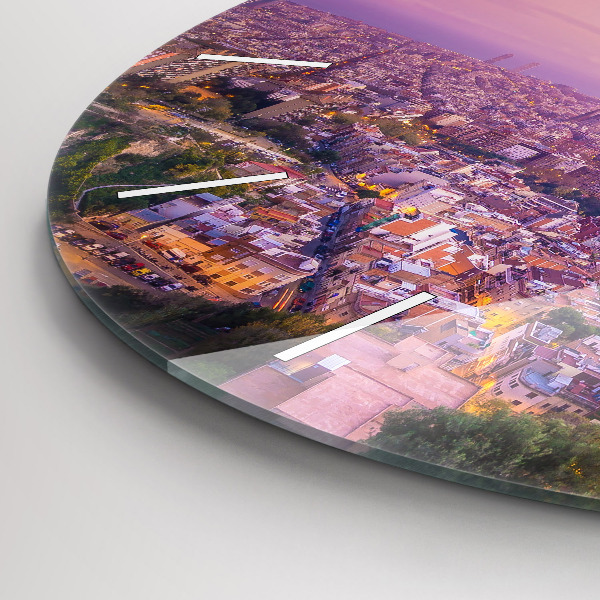 Okrúhle hodiny Barcelonské bunkre El Carmel