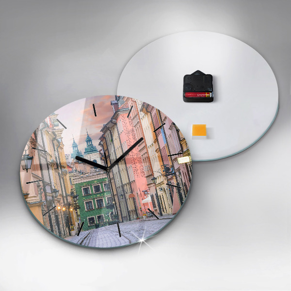 Okrúhle hodiny Staré mesto vo Varšave