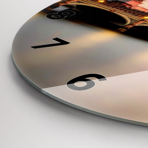 Okrúhle hodiny Panoráma Londýna Big Ben