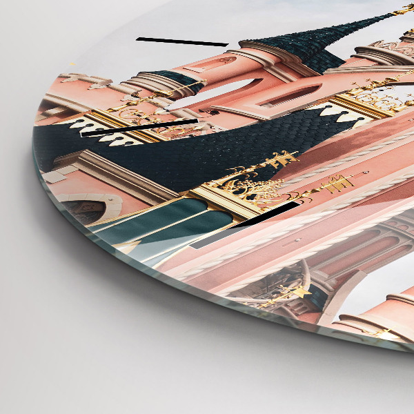 Okrúhle hodiny Zámok Disneyland v Paríži