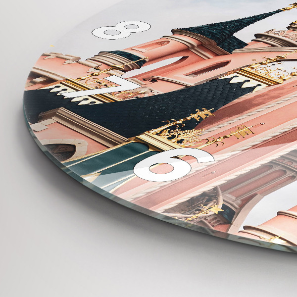 Okrúhle hodiny Zámok Disneyland v Paríži