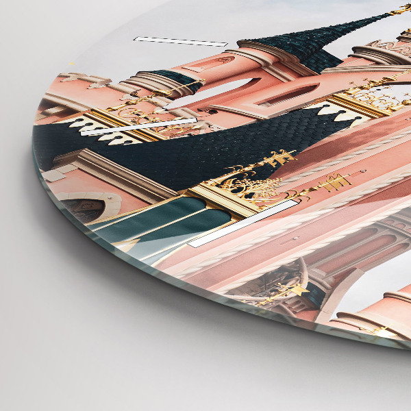 Okrúhle hodiny Zámok Disneyland v Paríži