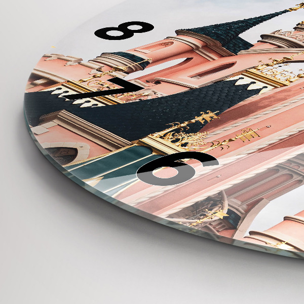 Okrúhle hodiny Zámok Disneyland v Paríži