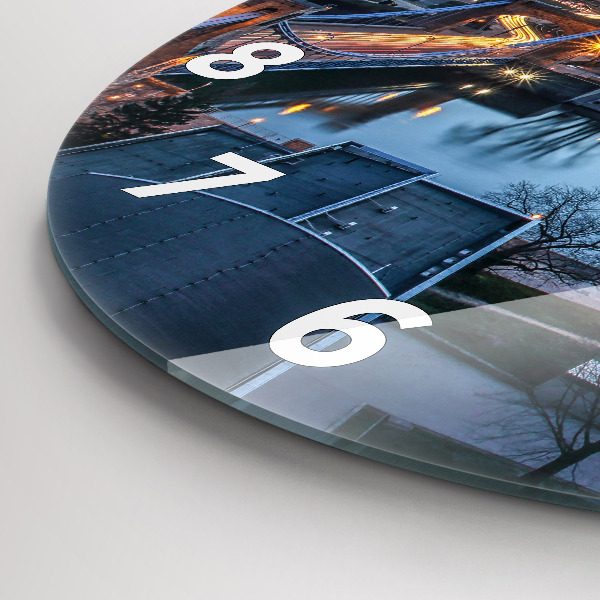 Okrúhle hodiny Vroclav z dronu