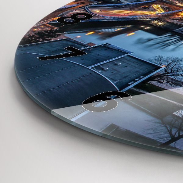 Okrúhle hodiny Vroclav z dronu