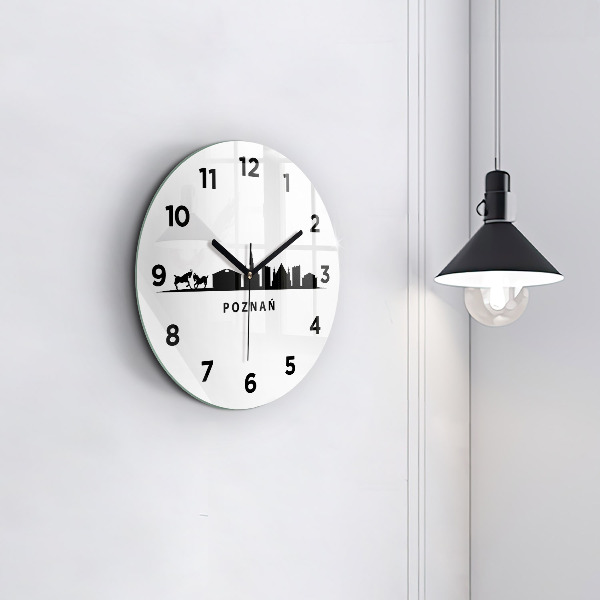 Okrúhle hodiny Panoramatická grafika Poznaň