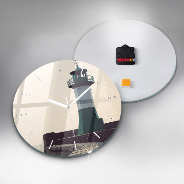 Okrúhle hodiny Maják a more
