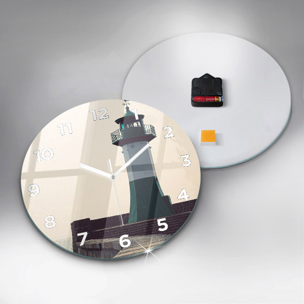 Okrúhle hodiny Maják a more
