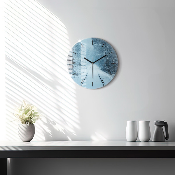 Okrúhle hodiny Jeleň na tratiach