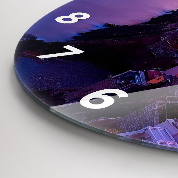 Okrúhle hodiny Domy pri jazere