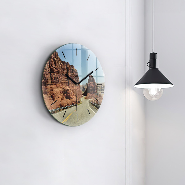 Okrúhle hodiny Route 66 v USA