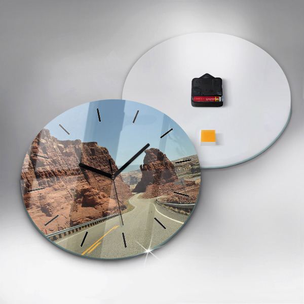 Okrúhle hodiny Route 66 v USA