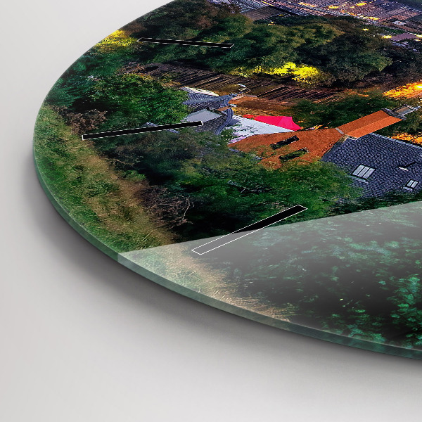 Okrúhle hodiny Edinburgh z Calton Hill