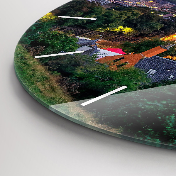 Okrúhle hodiny Edinburgh z Calton Hill