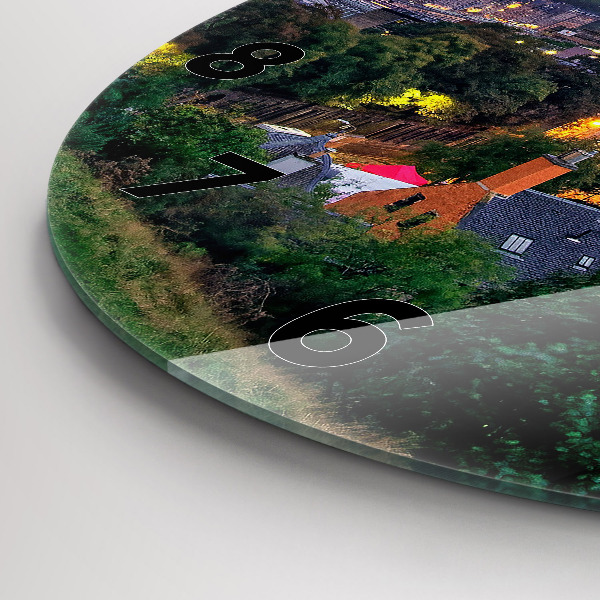 Okrúhle hodiny Edinburgh z Calton Hill