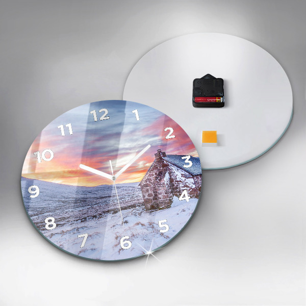 Okrúhle hodiny Chata v horskom prostredí