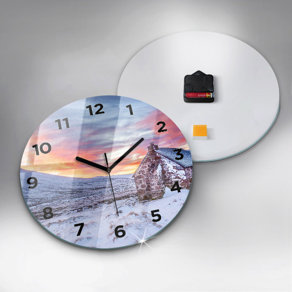 Okrúhle hodiny Chata v horskom prostredí