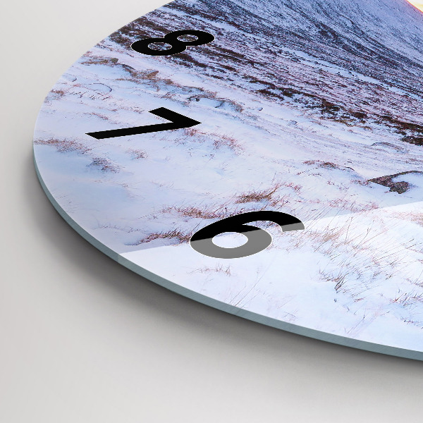 Okrúhle hodiny Chata v horskom prostredí