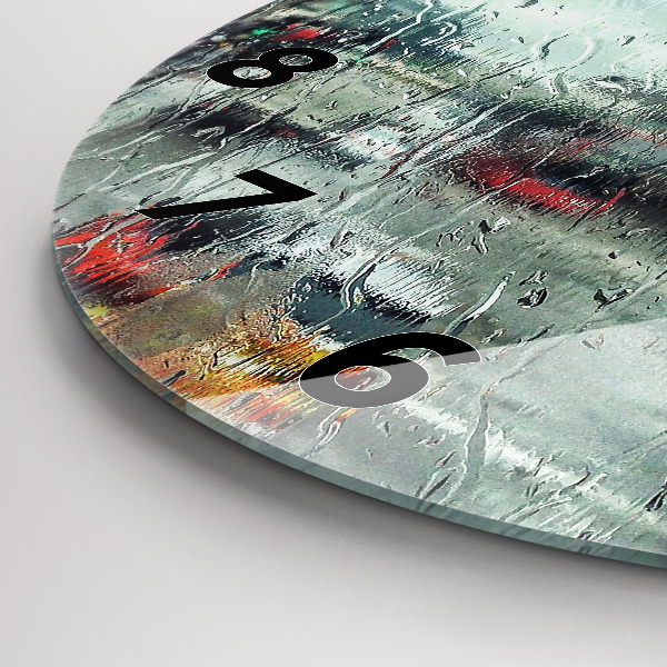 Okrúhle hodiny Daždivý Londýn