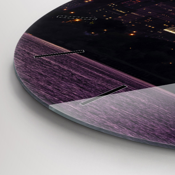 Okrúhle hodiny Panoráma mesta Philadelphia