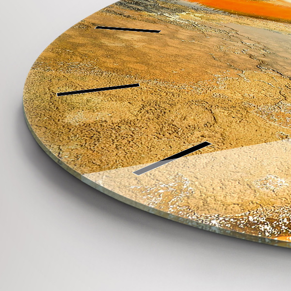 Okrúhle hodiny Jazero s horami