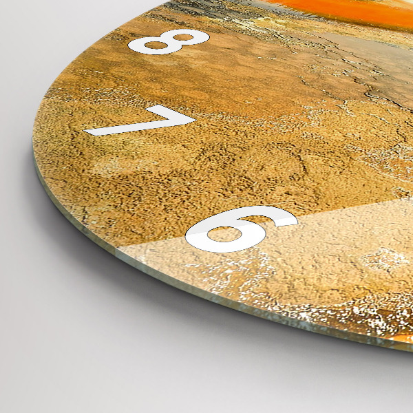 Okrúhle hodiny Jazero s horami