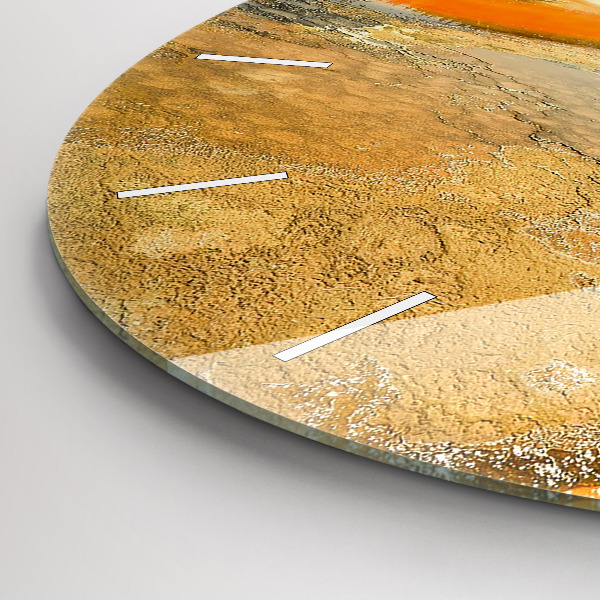 Okrúhle hodiny Jazero s horami