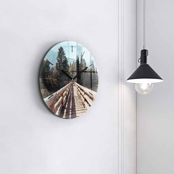 Okrúhle hodiny Hory v Yellowstone