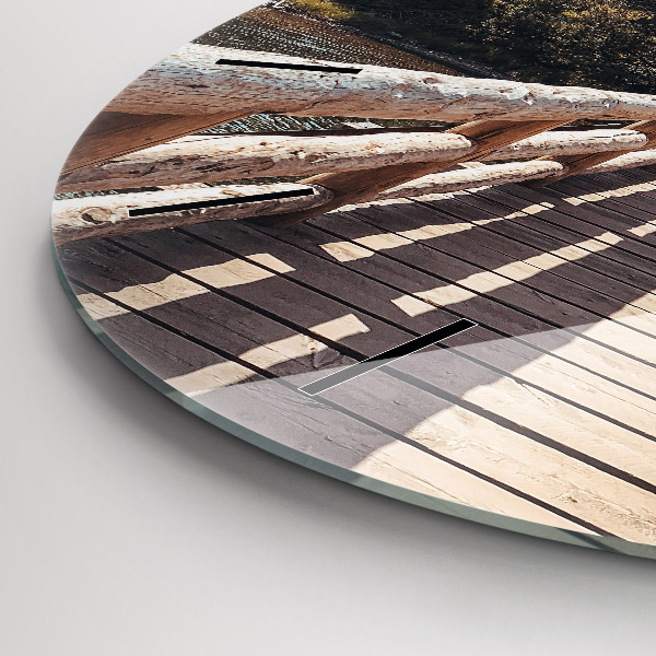 Okrúhle hodiny Hory v Yellowstone